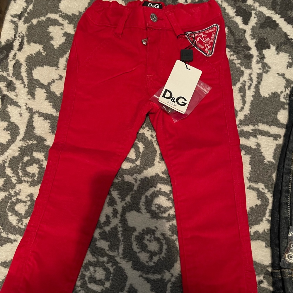 Dolce and Gabbana Junior corduroy pants